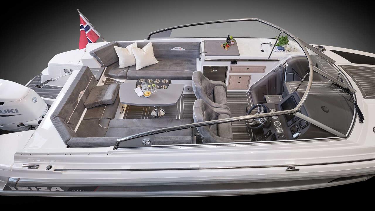 Ibiza 811 Touring med Yamaha F300XSB2 2026