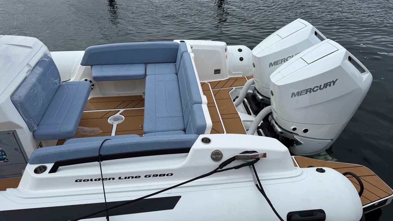 Grand 980 Golden Line med 2x Mercury F 350 V10 JPO.