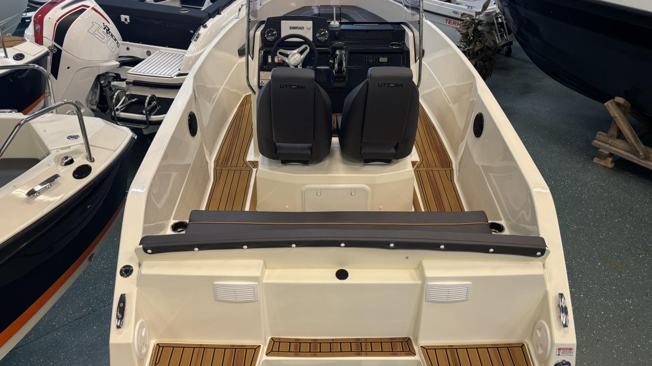 Uttern S59 White Edition med Mercury F115 -25