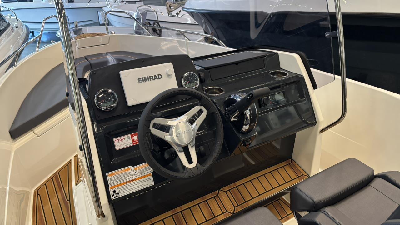 Uttern S59 White Edition med Mercury F115 -25