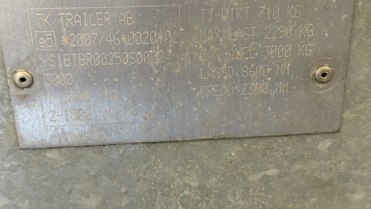 TK Trailer BT 3000 B -25