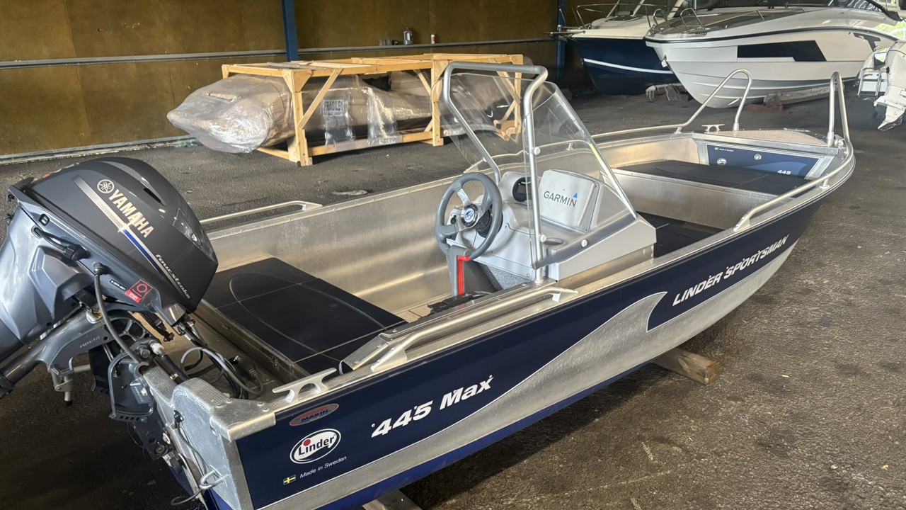 Linder 445 Sportsman -21 med Yamaha F 25 GETL -22