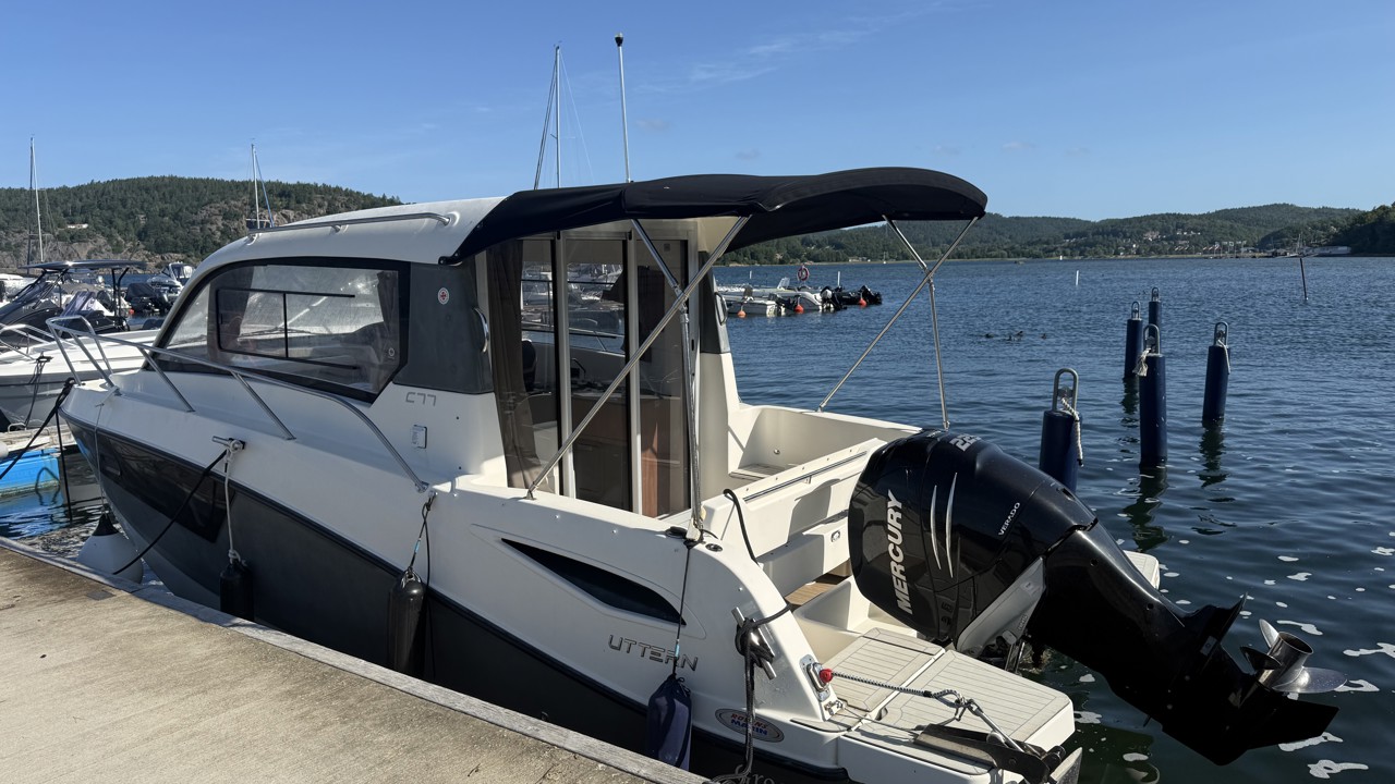 Uttern C77-18 med Mercury F 225 XL DTS-18 – Ready to Go